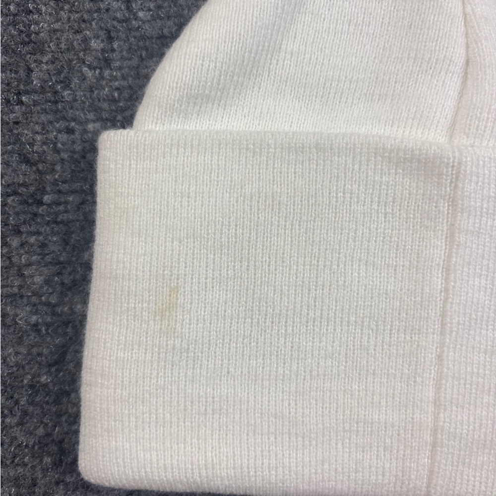 KARI TRAA Women’s Cream White Rothe Cuffed Beanie One Size Fits Most - Picture 5 of 7